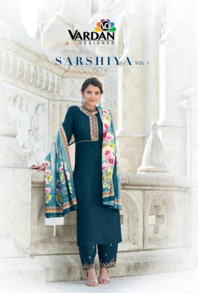 Sarshiya Vol 1 By Vardhan Designer Designer Embroidered Readymade Salwar Kameez Collection